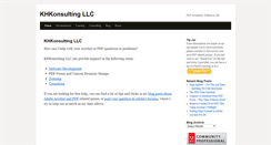 Desktop Screenshot of khkonsulting.com